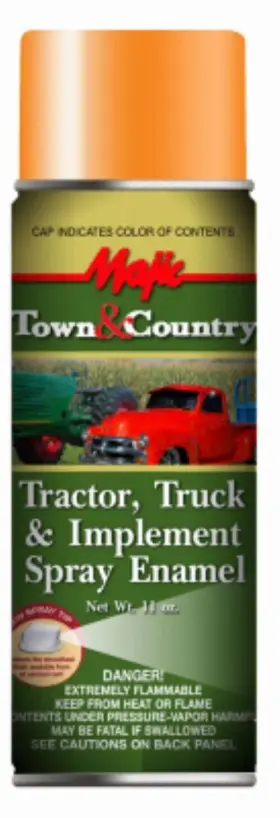 8-20965-8 Easycare Town And Country Majic Tractor Truck Implement Orange Spray Paint