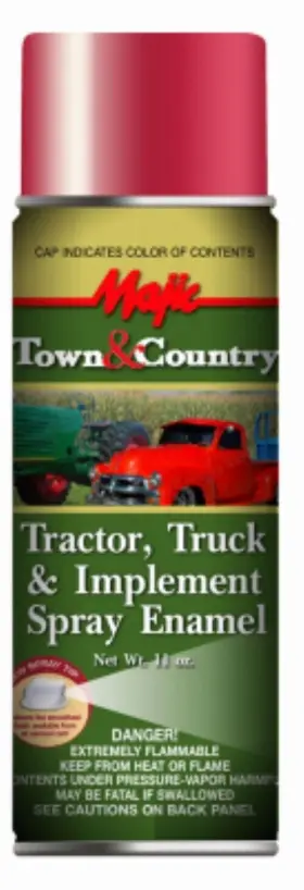 8-20972-8 Easycare Town And Country Majic Tractor Truck Implement Red Spray Paint