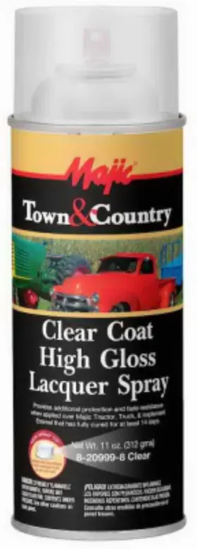 8-20999-8 Easycare Town And Country Majic Clear Coat High Gloss Lacquer Spray