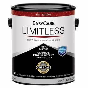 Easycare Llef14-gl 2 Pack - Limitless Weatherall Exterior House Paint And Primer Black Flat Acrylic L