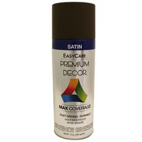Pds117-aer Easycare Can Of Premium Decor Cabin Fever Brown Satin Spray Paint