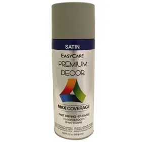 Pds125-aer Easycare Can Of Premium Decor Fossil Gray Satin Spray Paint