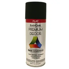 Pds6-aer Easycare Can Of Premium Decor Black Flat Spray Paint