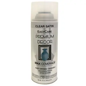 Pds8-aer Easycare Can Of Premium Decor Clear Satin Acrylic Spray Paint