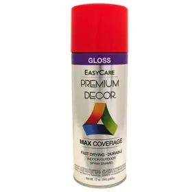 Pds97-aer Easycare Can Of Premium Decor Hot Red Gloss Spray Paint