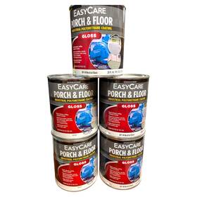 Easycare True Value 205203 Premium Porch And Floor Gloss Polyurethane Paint Lot Of 5 Quarts New