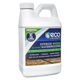 Eco Advancement Inc. 856294004473 Advance Exterior Wood Siloxane Waterproofer Concentrate 46oz Make 5 Gallon
