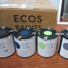 Ecos 817292027932 Paint Four 1 Quart Containers Eggshell Dolphin Dream Star Studded Semigloss