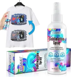Elaimei 642380724673 Sublimation Spray For Cotton Shirts 100ml Bright All Fabri