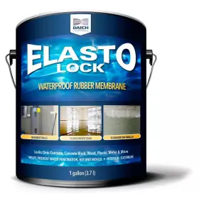 Elastolock 313052133122 1 Gal. Gray Exterior Damp-proof Rubber Membrane Coating And Waterproofer