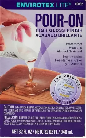 2032 Environmental Technology Envirotex 32 Ounce Lite Pour-on High Gloss Finish