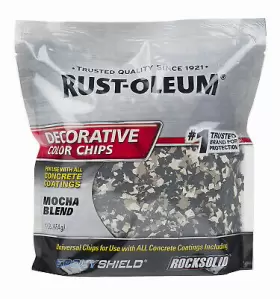 312447 Epoxy Shield Decorative Color Chips Tan Blend 1-lb
