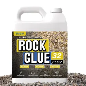 Rock-glue-32 Ericw 32 Fl Oz Rock Glue Mulch Super Locking For Rocks Whith