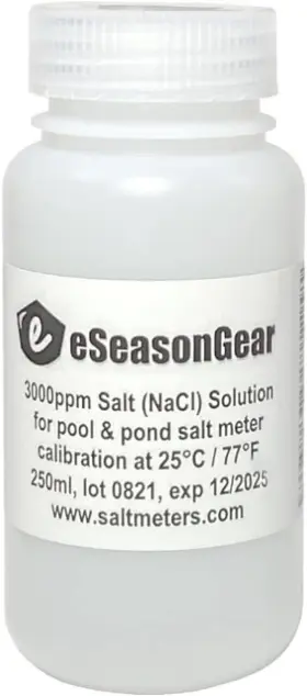Salt-3000 Eseasongear 647608368776 3000 Ppm Salt Meter Tester Calibration Solution 230 Ml For Salt-3