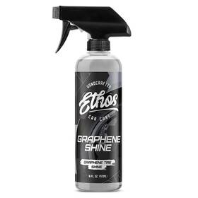 Ethos Handcrafted Car Care 758763543820 Graphene Shine - Trim And Tire Spray High Sheen Non Greasy Sling