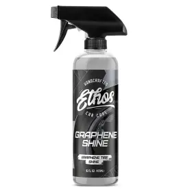 Ethos Handcrafted Car Care 758763543820 Graphene Shine - Trim And Tire Spray High Sheen Non Greasy Sling