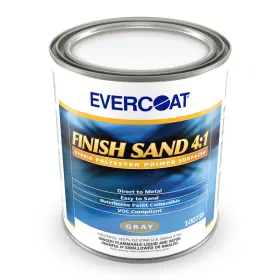 Evercoat 023289007386 4 1 Hybrid Polyester Primer Surfacer For Fiberglass Metal More 128 Fl Oz