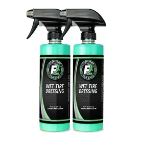 Exoforma 850025539548 Wet Tire Dressing Spray - Extremely High Shine 16 Fl Oz Pack Of 2