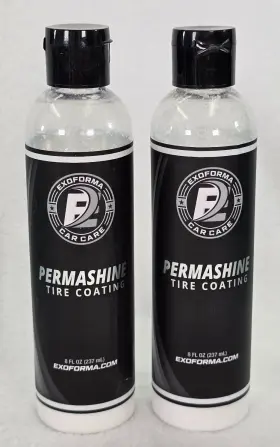 Exoforma 850025539944 Permashine Tire Coating And Dressing High Shine Durability 2 8 Oz Pack