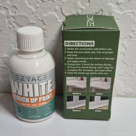 Ezyace X004gtm3fr White Touch Up Paint 1.69 Fl Oz 50ml Quick Drying