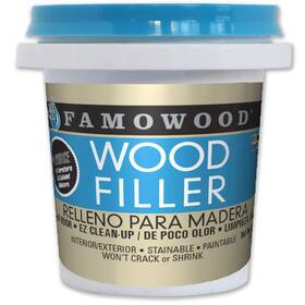 Famowood 40042152 Latex Wood Filler - 1/4 Pint Golden Oak Pt