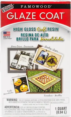 Famowood 696576446054 Craft Glaze Coat Kit Quart