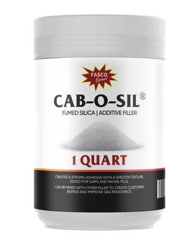 Fasco Epoxies Fil01q Cab-o-sil Fumed Silica Thickener In Quart Tub