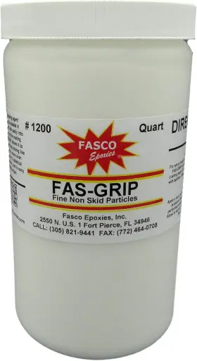 Fasco Epoxies Inc. 726084704466 Non-skid Paint Additive - Quart For 5 Gallons Fine Anti-slip Particles Fas-gri