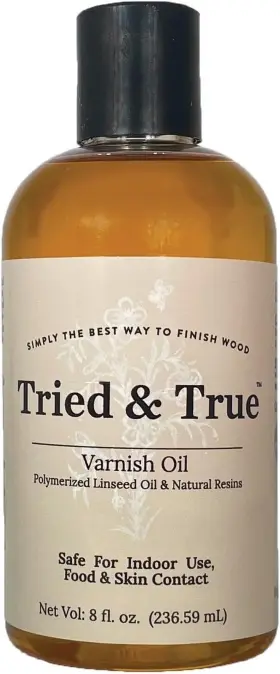 Fbc Chemical Corporation 445049857896 Tried And True Superior Varnish Oil Wood Finish Sealer 8 Oz. - Natural Pine Res