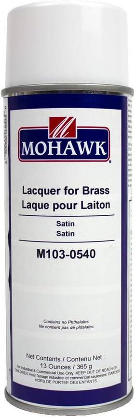 Finishing Products M103-0540 Lacquer For Brass Satin