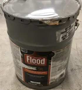 Fld447-05 Flood 712018 5 Gallon- Clear Wood Finish Oil Exterior