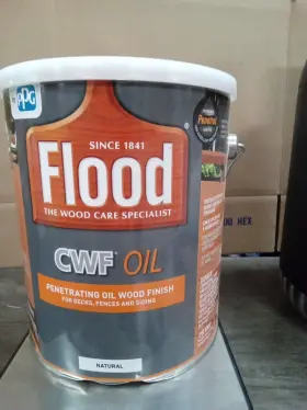 Fld447-01 Flood Company Cwf Oil Natural Oil-based Wood Finish 1 Gal. 779zare