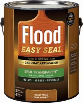 Fldes903 Flood Fldes903/01 Easy Seal Oil-based Stain And Sealer Dark Walnut Gallon -