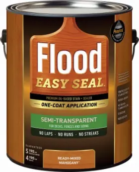 Fldes904 Flood Fldes904/01 Easy Seal Oil-based Stain And Sealer Mahogany Gallon -