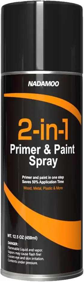 Bur3355-mb-1 Followin Inc Nadamoo Paint And Primer In One Spray Matte Black Finish - Quick Drying Multi