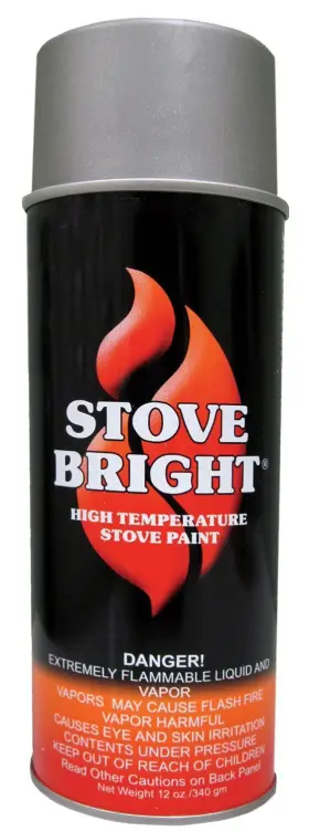 Forrest Paint 031956161934 6193 1200 Wood Stove High Temp - Metallic Gray