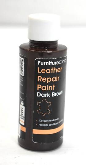 Furniture Clinic 060202379866 Leather Repair Paint 2 In 1 Seal And Color Dark Brown 1.7oz