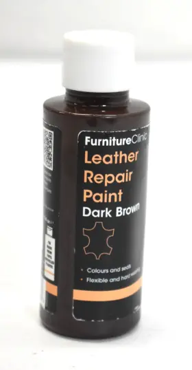 Furniture Clinic 060202379866 Leather Repair Paint 2 In 1 Seal And Color Dark Brown 1.7oz