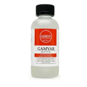 Gamblin 729911000786 Gamvar Pict Varnish 8 Oz Matte