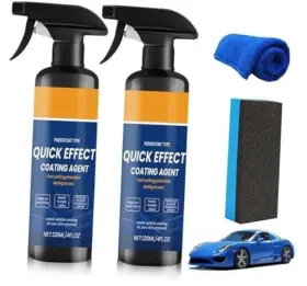 Gaukomzs 717690654443 Car Quick Coating Spray 2-pack Advanced Paint Protection Vehicle Detailing