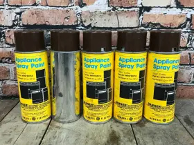 Wr97x207a Ge 5 Cans Vintage General Electric Appliance Spray Paint Coffee