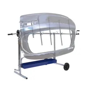 Cb-3213 Gelacie Rotating Paint Stand Universal With Tool Tray&360 Rotation Adjustable Bars Ca