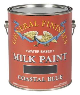 General Finishes 082045099164 Water Based Milk Paint 1 Gallon Coastal Blue