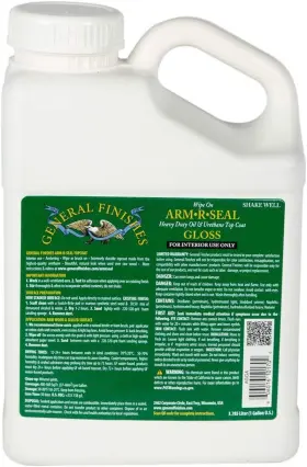 General Finishes 313113956950 Arm-r-seal Oil Based Topcoat 1 Gallon Gloss