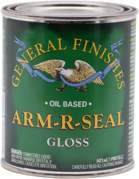 General Finishes 445030137129 Arm-r-seal Oil Based Topcoat 1 Pint Gloss