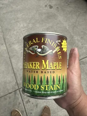 General Finishes 606016100224 Water Based Wood Shaker Maple Stain Quart General Finishes 606016100224 Water Based Wood Shaker Maple Stain Quart