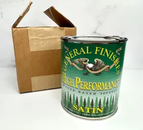 General Finishes 606016100323 High Performance Water Based Top Coat Satin 1 Quart