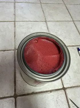 General Finishes 606016102174 Brick Red Milk Paint Quart