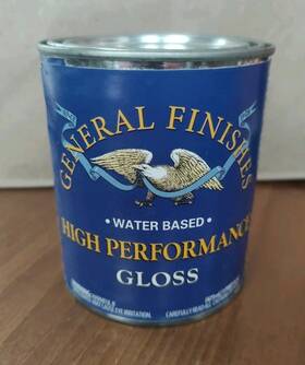 General Finishes 606016104468 Water Based High Performance Gloss 1 Pint