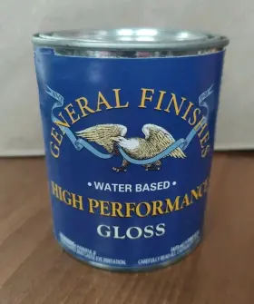 General Finishes 606016104468 Water Based High Performance Gloss 1 Pint